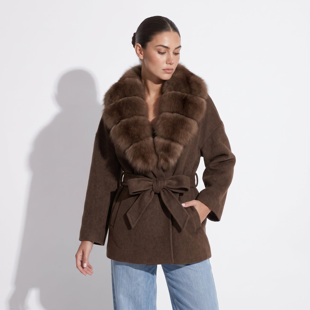 "Reina" Wool Coat
