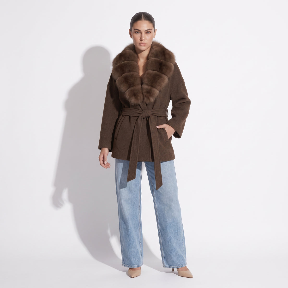 "Reina" Wool Coat
