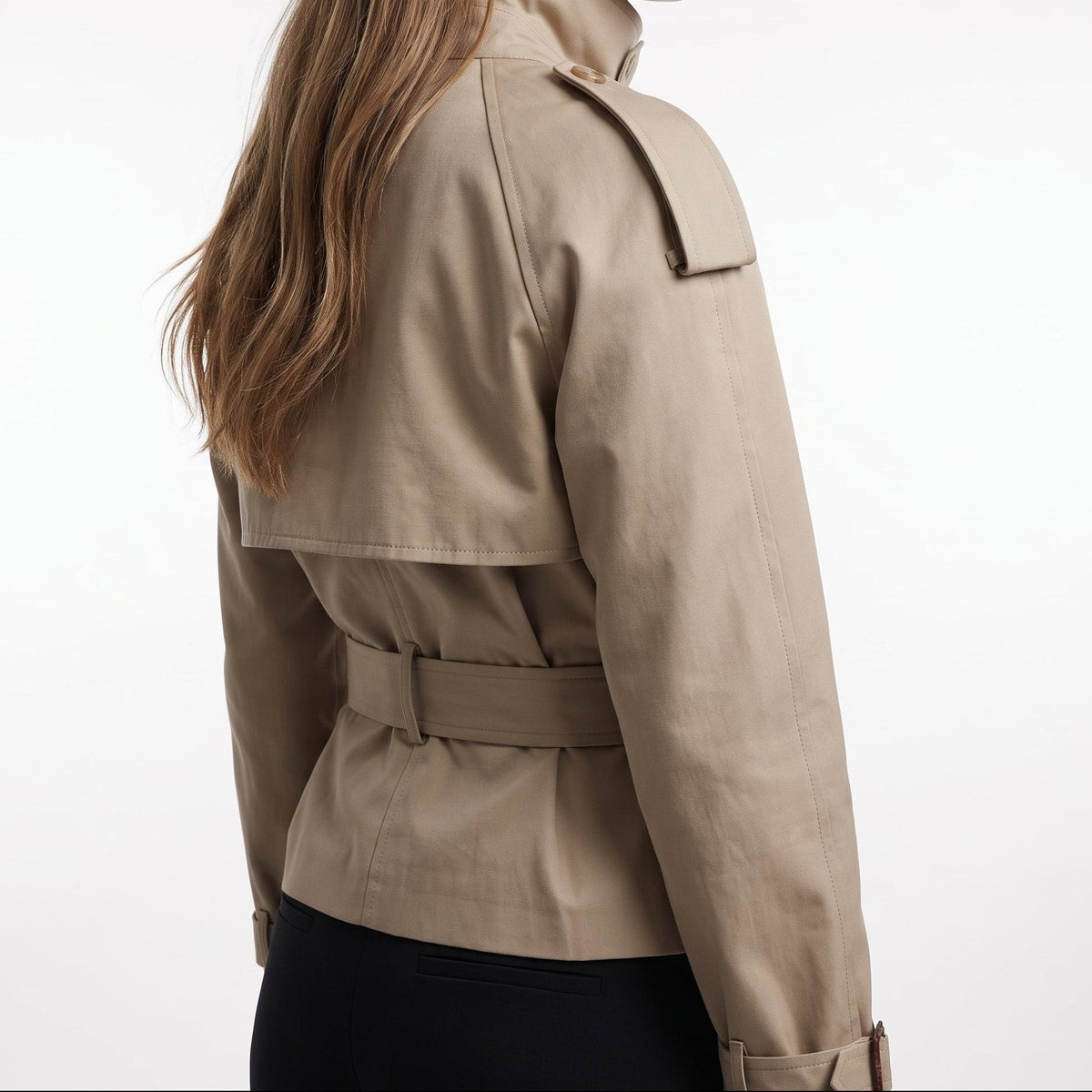 Emma Cropped Trench Jacket