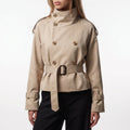 Emma Cropped Trench Jacket