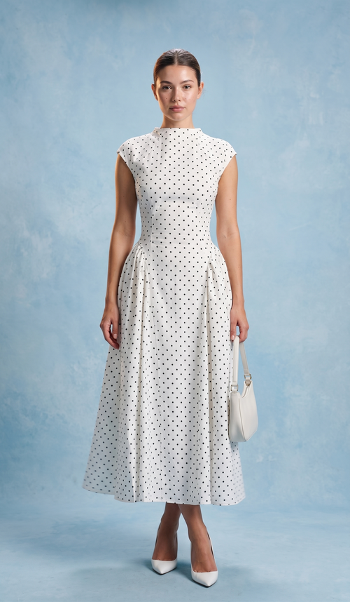 "Monaco Summer" Polka Dress