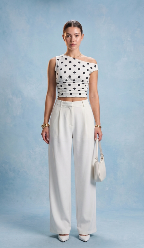 "Shore" Polka Top