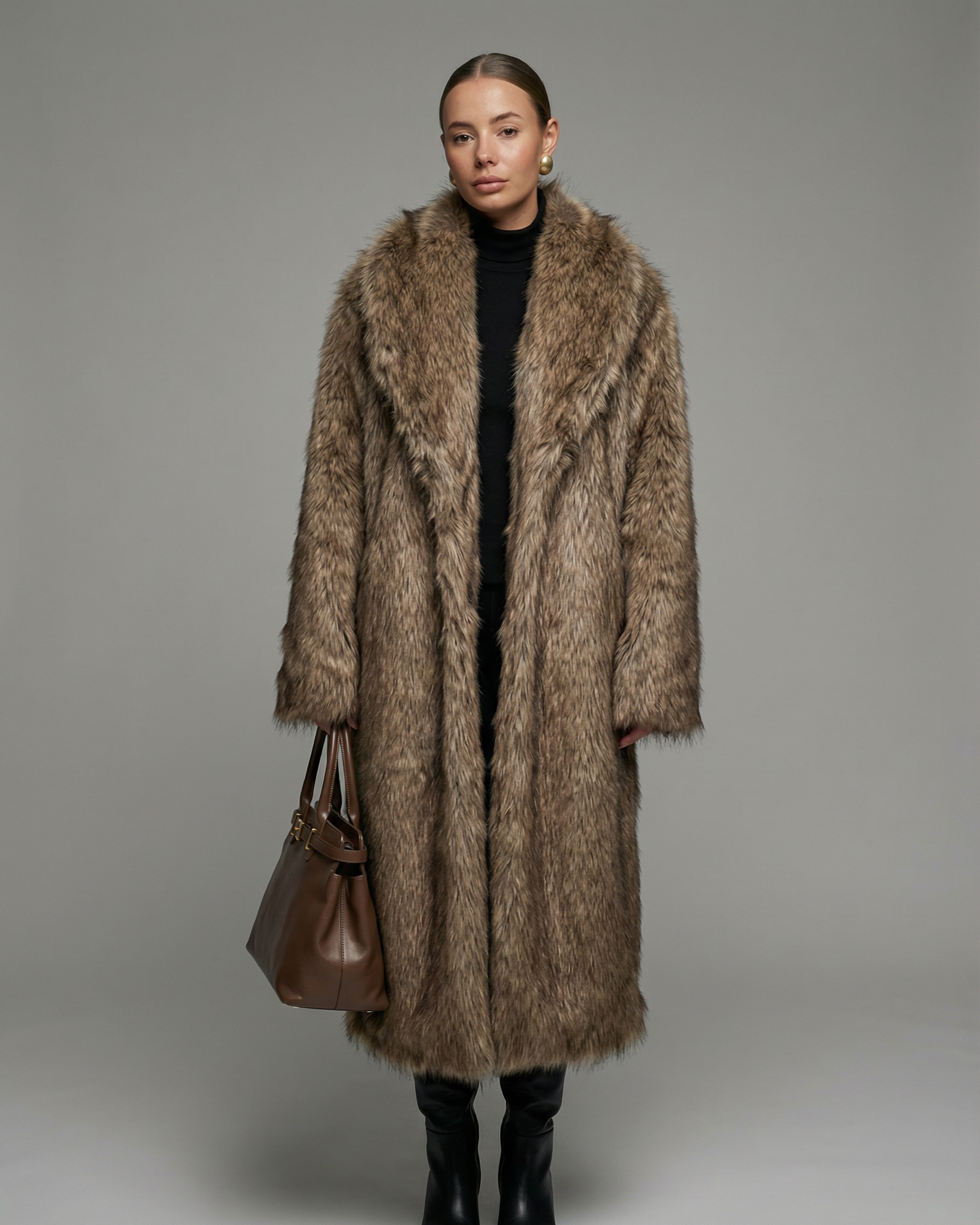 "Madame" Long Fur Coat